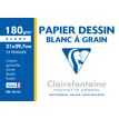 3329680961553-Clairefontaine Dessin à Grain - Pochette papier à dessin - 12 feuilles - A4 - 180 gr - b-P_999991227_1-0