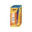 BIC M10 Clic - 50 Stylos à bille - bleu - 1 mm - rétractable
