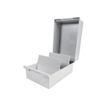 9002493041998-Exacompta - 6 Boîtes à fiches avec 2 intercalaires - A5 - pour 1200 cartes - gris lumière-Angle droit-2