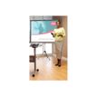 5028252250283-NOBO écran de projection avec trépied - 150 x 114 cm-Angle droit-5