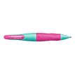 STABILO EASYergo - Porte mines avec 3 mines - HB - 1,4 mm - rose / turquoise - gaucher
