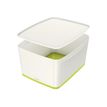 Leitz MyBox Large - Boîte de rangement - blanc/vert