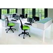 0404000121657-Bureau Bench IRIS - L120 cm - Plan de départ - Pieds aluminium - plateau imitation Chêne gris--3