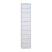 3700339888535-Colonne à clapets - L41 x H198 x P35 - 10 clapets - gris clair--0