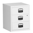 3700339882595-Caisson mobile métallique monobloc - H52 x L41 x P40 cm - 3 tiroirs - blanc--0