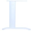 2012348122427-Bureau droit IDRA - L80 cm - Pieds blanc - plateau imitation Hêtre--1
