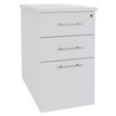 Caisson bout de bureau IRIS - L43 x P80 cm - Blanc perle