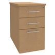 Caisson bout de bureau IRIS - L43 x P80 cm - imitation Hêtre