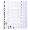 3130632001209-Exacompta - Pack de 15 intercalaires 20 positions numériques - A4 Maxi - blanc - touches plastifiées--0