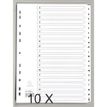 5016196103581-Exacompta - Pack de 10 intercalaires 20 positions alphabétiques - A4 - blanc - touches plastifiées--0