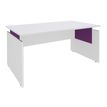 3253310147317-Bureau INEO JET UP Bureau Vallée - Réglable en hauteur - L120 x H74/78/82 x P80 cm - Pieds blanc - plateau blanc - E--0