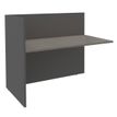 3253310436268-Banque d'accueil Module de départ haut OLA - L142,5 x H112 x P82,5 cm - structure carbone, plateau ch