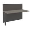3253310491977-Banque d'accueil Module suivant haut OLA - L140 x H112 x P82,5 cm - structure carbone, plateau chêne g--0