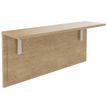 3253310266209-Tablette pour banque d'accueil OLA - réglable en hauteur - L120 x P30 cm - equerre blanche (A positionner sur module haut ou retour direct hau--0