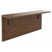 3253310527317-Tablette pour banque d'accueil OLA - réglable en hauteur - L60 x P30 cm - equerre carbone (A positionner sur module haut ou retour dir--0