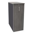 3253310171008-Caisson TOWER - L44 x H114 x P80 cm - 3 tablettes + 1 support DS réglable - structure anthracite - dessus et façade imit--0