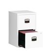 3700339882618-Classeur métallique monobloc - 2 tiroirs - H67 x L41 x P40 cm - blanc--0