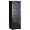 Classeur métallique monobloc - 4 tiroirs - H130 x L41 x P40 cm - anthracite