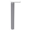 3253310164819-Bureau Vague EXPRIM - L140 cm - Retour gauche - Plateau imitation Erable - Pieds alu--1