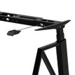 3760350280602-Bureau électrique THEODORE - L160x80cm - Pieds noir - plateau chêne Nagano--2