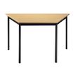 Table modulaire trapezoïdale - L120 x H60 x P60 cm - imitation hêtre