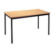 Table modulaire rectangulaire - L120 x H74 x P60 cm - imitation hêtre
