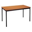 Table modulaire rectangulaire - L120 x H74 x P60 cmm - imitation merisier