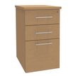 Caisson bout de bureau IDRA/DUAL - L47 x P60 cm - Imitation Hêtre