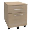 3253310175679-Caisson mobile IDRA/DUAL - L43 x H56 x P60 cm - 2 Tiroirs dont 1 dossier suspendu - Imitation Chêne cl--0