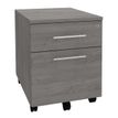 3253310161375-Caisson mobile IDRA/DUAL - L43 x H56 x P60 cm - 2 Tiroirs dont 1 dossier suspendu - Imitation Chêne gr--0