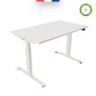 3760350281104-Bureau électrique UGO - L120x70cm - pieds blancs - plateau blanc laqué--2