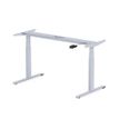 3760350281340-Bureau électrique UGO - L160x80cm - pieds gris - plateau imitation chêne Stone--2