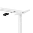 3760350281050-Bureau électrique UGO - L140x80cm - pieds blancs - plateau chêne massif--5