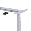 3760350281340-Bureau électrique UGO - L160x80cm - pieds gris - plateau imitation chêne Stone--4