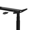 3760350281142-Bureau électrique UGO - L140x80cm - pieds noirs - plateau chêne massif--5