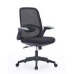 3760388581207-Fauteuil de bureau VEGA - accoudoirs rabattables - noir--1