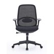 3760388581207-Fauteuil de bureau VEGA - accoudoirs rabattables - noir--0
