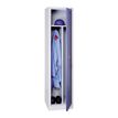 3700339889044-Vestiaire industrie salissante monobloc 1 colonne - H180 x L40 x P50 cm - gris/bleu--1