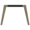 3253310171770-Bureau WOODY Manager - L180 x P100 x H72,5 cm - pieds chêne traverse carbone - plateau imitation Chên--1