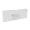 Façade personnalisable obligatoire pour caisson mobile INEO JET UP Bureau Vallée - Blanc perle