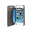 Muvit Easy Folio - Protection à rabat pour iPhone 5, 5s -noir
