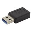 8595611703911-i-Tec - Adaptateur USB - USB type A (M) pour USB-C (F) - USB 3.1 - noir-Angle droit-0