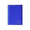 Clairefontaine Koverbook - Cahier polypro A4 (21x29,7 cm) - 96 pages - grands carreaux (Seyes) - bleu marine
