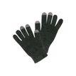 Muvit Life - gants noir - 3 doigts tactiles - taille unique