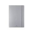 Oberthur Carmen - Carnet de notes souple A5 - ligné - 200 pages - argent