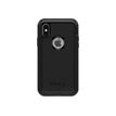 0660543468677-OtterBox Defender Series Filmless - coque de protection pour iPhone X, XS - noir-Arrière-7