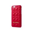 KARL LAGERFELD KUILTED - Coque de protection pour pour iPhone 6 Plus - cuir - rouge
