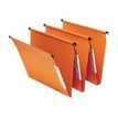 4002030021938-Fast Standard - 25 Dossiers suspendus pour armoires - orange - fond 15 mm-Angle droit-0