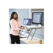 0698833048278-Ergotron WorkFit-T - Station de travail assis-debout - blanc-Angle droit-2