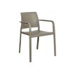 Chaise OUTDOOR avec accoudoirs - Taupe